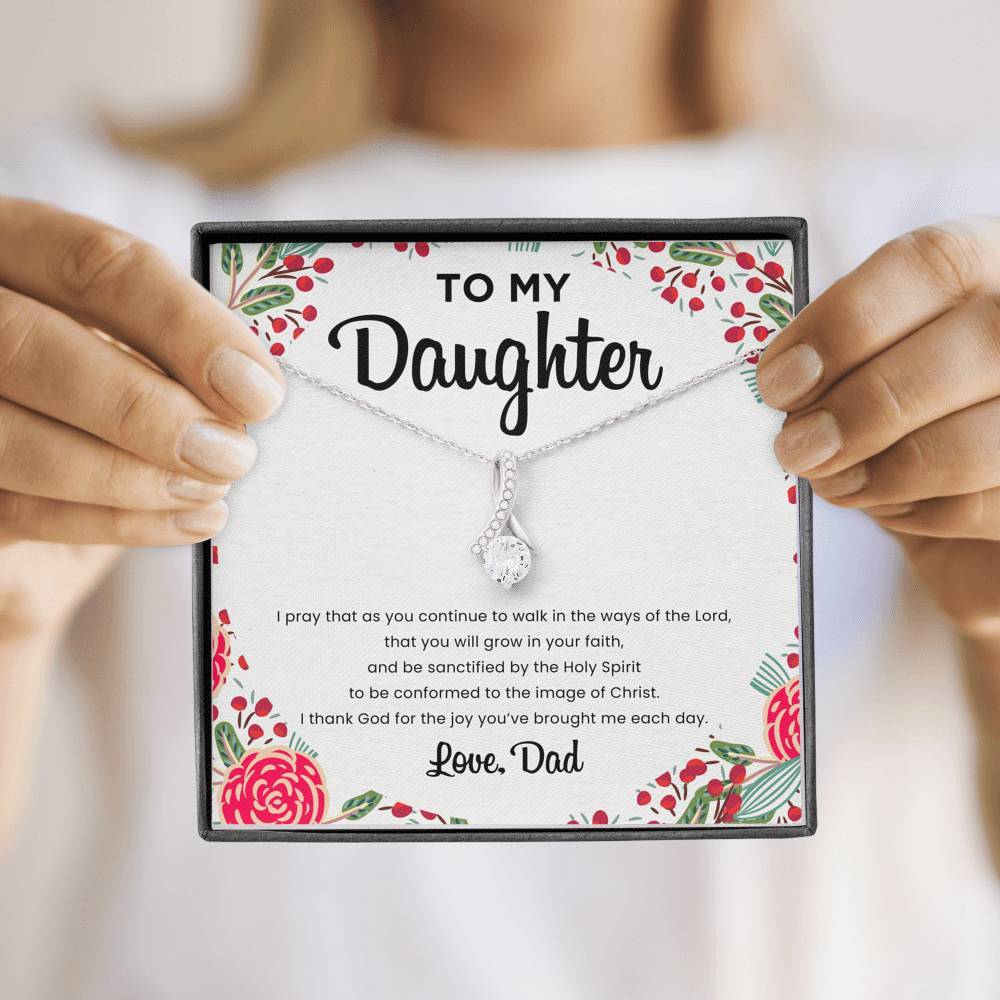 To My Daughter (Ribbon Necklace) - SDG Clothing