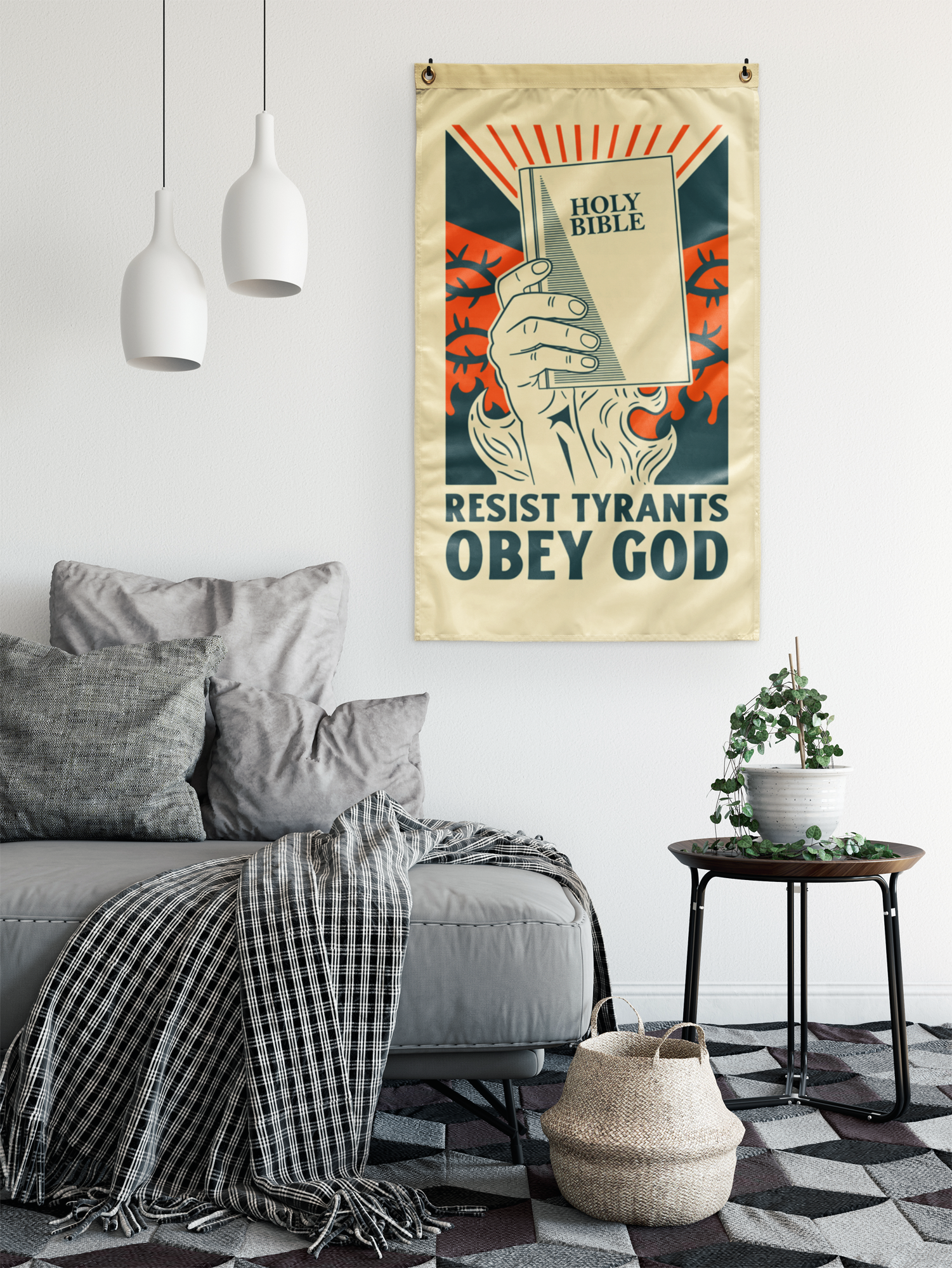 Resist Tyrants, Obey God (Wall Flag)
