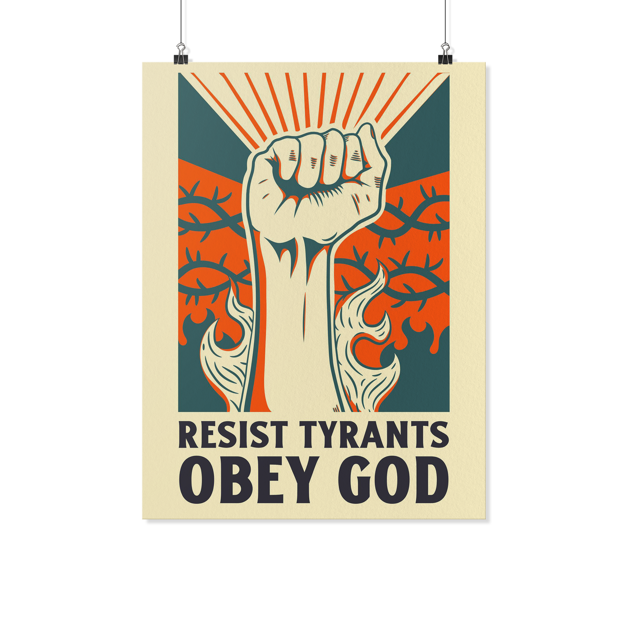 Resist Tyrants, Obey God (Wall Poster)