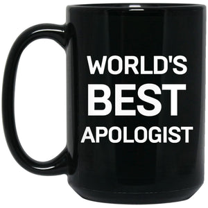Worlds Best Apologist (11/15oz Black & White Mug) - SDG Clothing