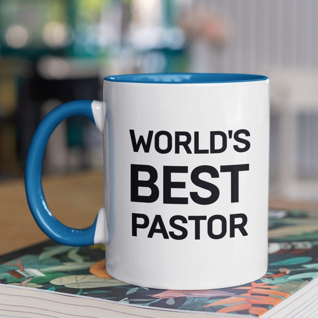 World's Best Pastor (11/15oz Accent Mug)