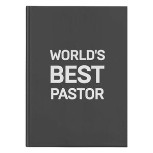 World's Best Pastor (150 Page Hardcover Journal) - SDG Clothing