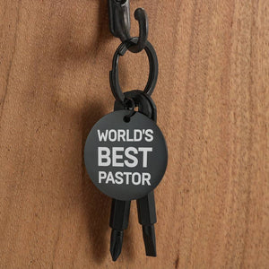 World's Best Pastor (Screwdriver Keychain) - SDG Clothing