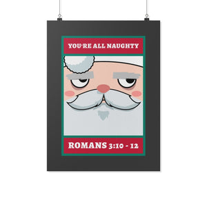 You're All Naughty (Wall Poster) - SDG Clothing
